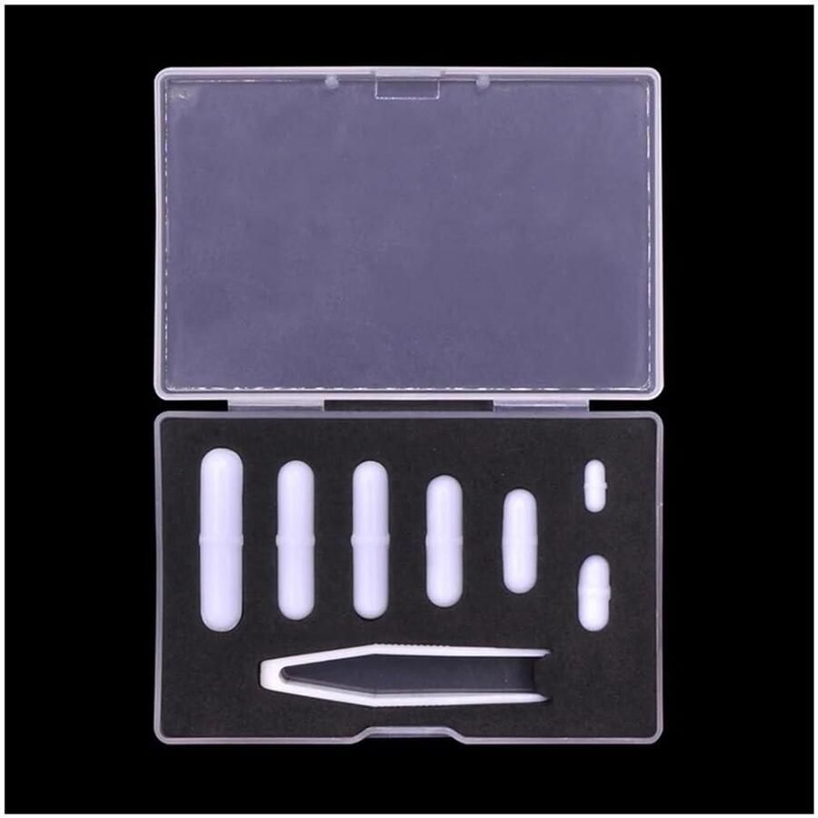 Magneetroerstaaf Set Roerstaafjes Mixer Laboratorium Werk Gemengde Grootte 800 g Wit