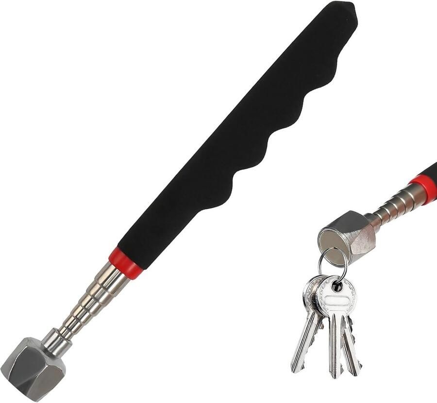 Magneetstang tot 7 2 kg maximale lengte 80 cm magneethevel telescopisch grijpgereedschap