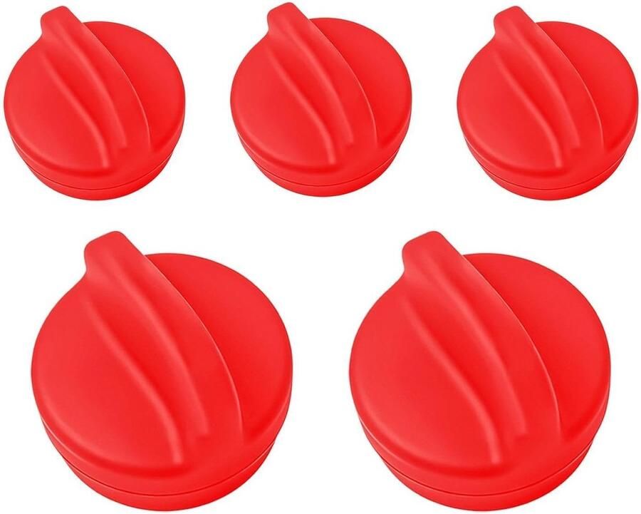 Magneten voor Bakpapier Klemmen voor Airfryer Hete Lucht Friteuse Veilige Luchtstroom Set van 5 Rood