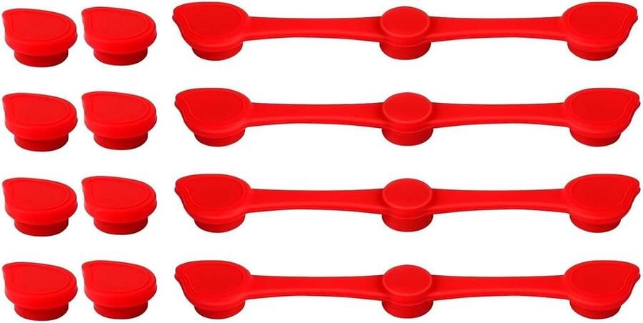 Magneten voor friteuse Bevestiging accessoires Keuken organiseren Hittebestendig siliconen 12 stuks Niet gespecificeerd