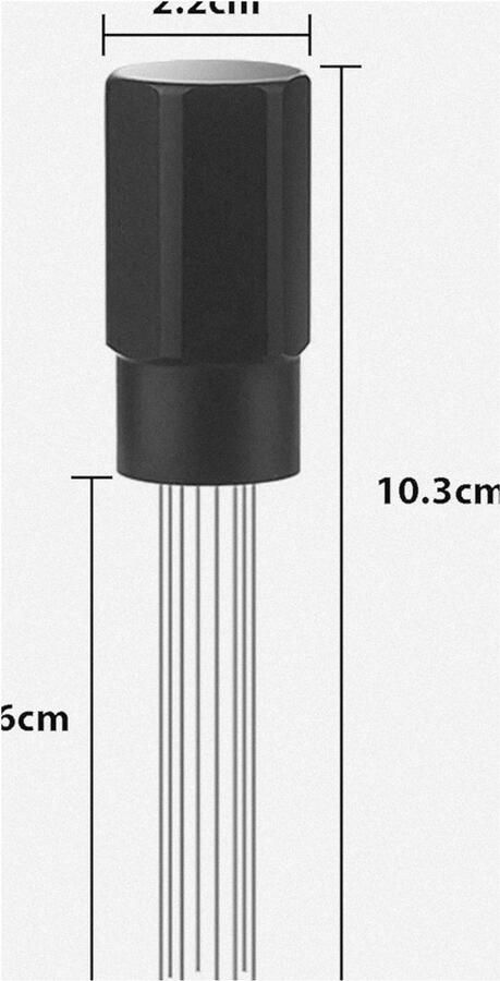 Magnetic WDT tool espresso verdeler met 8 naalden 1 stuk