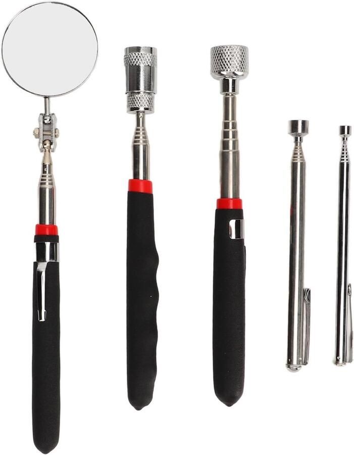 Magnetisch pickup-gereedschap 15 lbs 1 5 lbs 1 6 kg 1 6 kg telescopische magneet stok gadget met inspectiespiegel magneet-verlenggereedschap geschenken voor mannen of vrouwen
