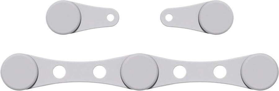 Magnetische Airfryer Sluiting Siliconen Bevestiging Veilig Accessoires Hittebestendig Materiaal 10.2 cm Lengte Grijs