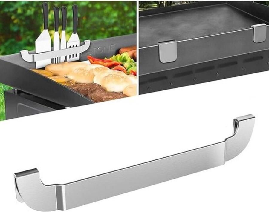 Magnetische Bakplaat Spatel Houder van Roestvrij Staal BBQ Grillaccessoires voor Koken en Grillen