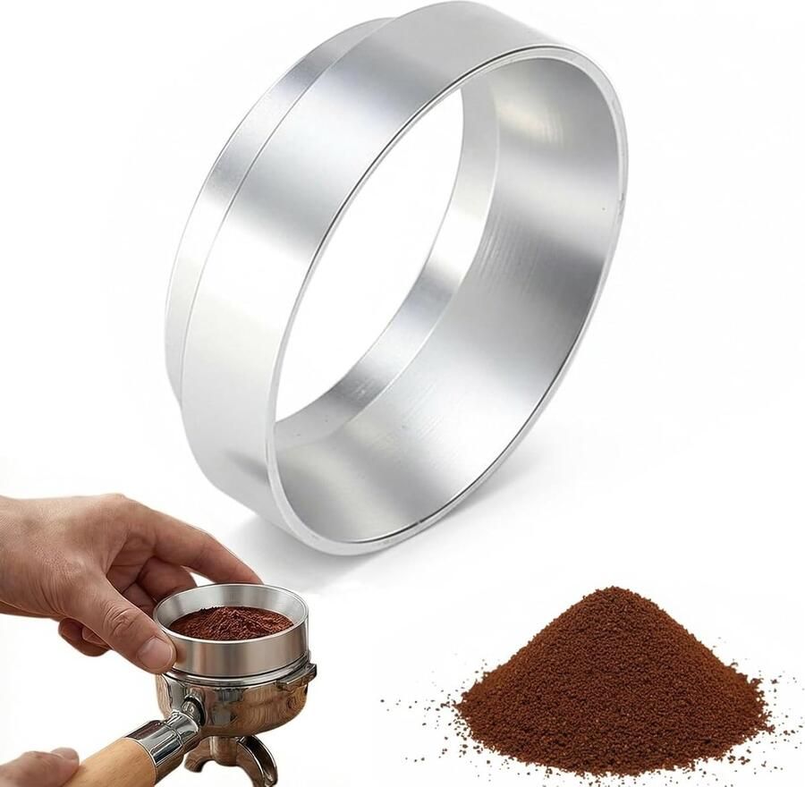 Magnetische Dispensing Ring van 51 mm voor Espresso Aluminium Koffiefunnel en Barista Accessoire voor Strainer Holder Geschikt voor Koffiemachines