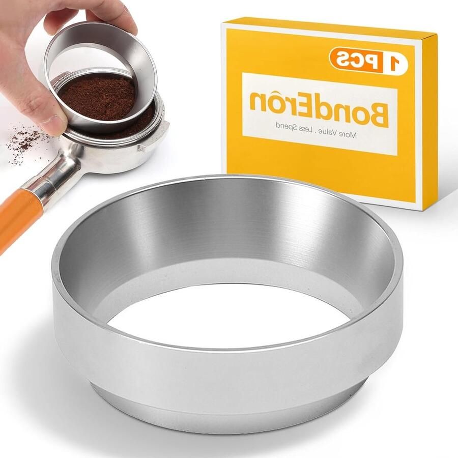 Magnetische doseerring van 58 mm voor espresso aluminium koffiefunnel en accessoires voor portafilter ideaal voor koffiezetten en precisiedosering