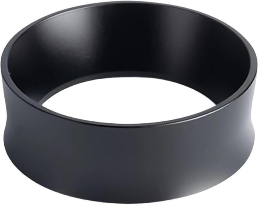 Magnetische doseertrechter Koffiezetring Anti-mors Espresso Bereiden Snap-Fit Functie 58 mm Zwart