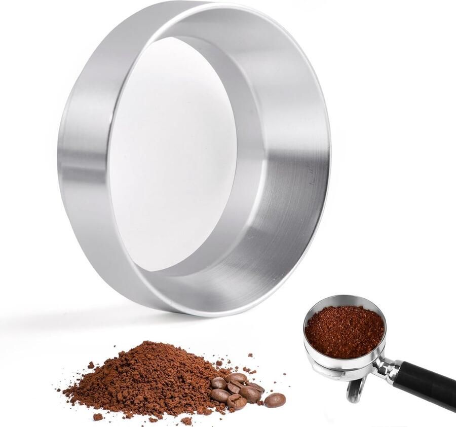Magnetische Doseringsring 51mm voor Koffie Aluminium Vuilafscheider voor Porta Filter Barista Accessoires voor Espresso Machines en Koffiezetapparaten