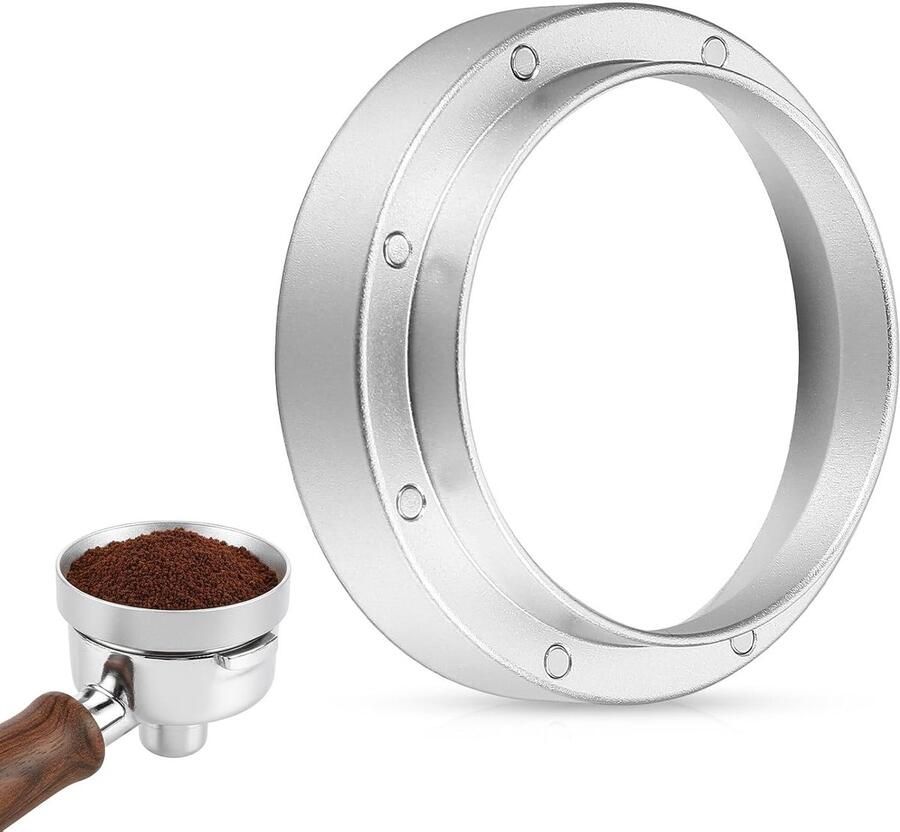 Magnetische Doseerring voor 54mm Espresso Filterhouder Aluminium Koffie Dispenser en Vuilafscheider voor Barista's en Koffiemachines