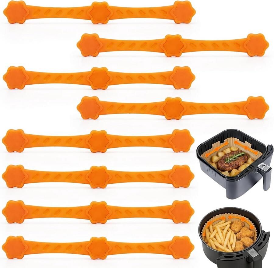 Magnetische Houders voor Airfryer Bakpapier en Accessoires