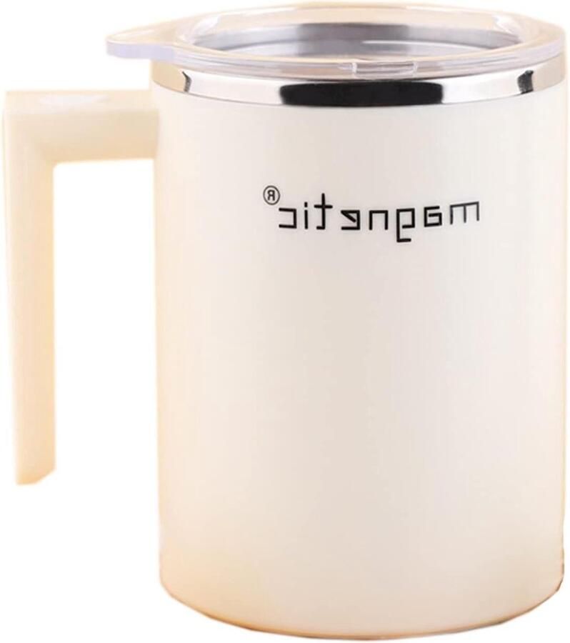Magnetische Roer Mok Zelfroerende Mok Elektrische Mok Dranken Mengen USB Oplaadbaar 350 ml Geel