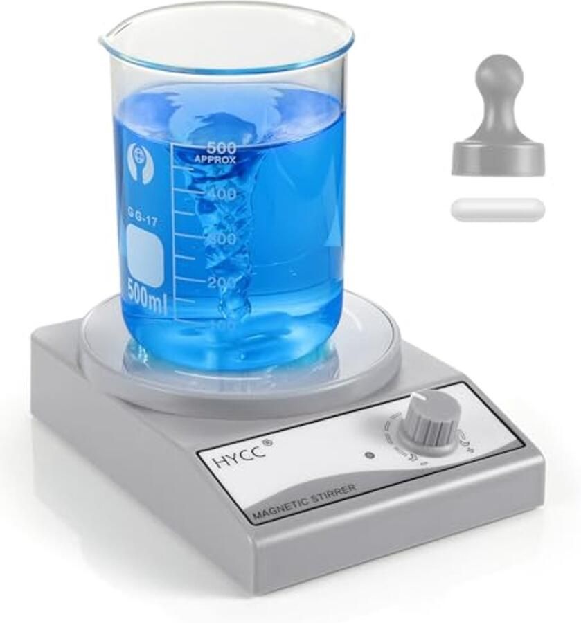 Magnetische roerder 3000 tpm voor laboratorium en thuisgebruik tot 3 liter capaciteit