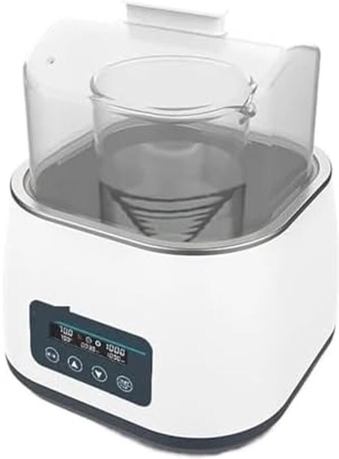 Magnetische Roerder Digitale Mixer Precisie Mengen Thermostatische Verwarming 2 Liter Capaciteit Zilver
