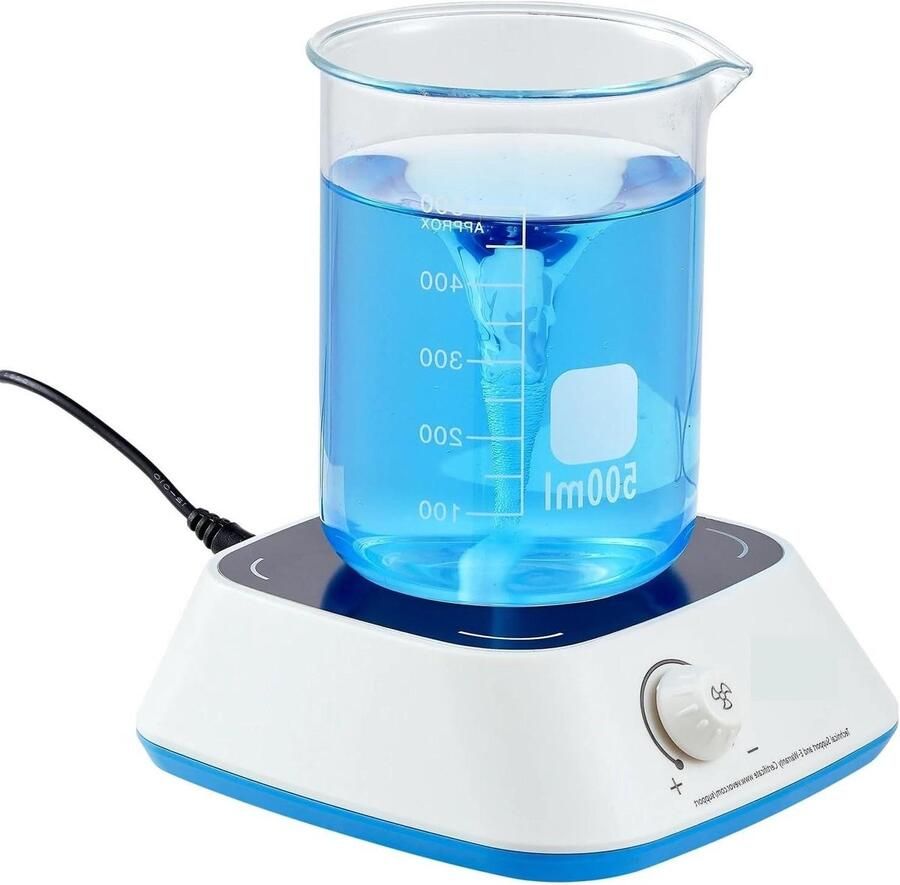 Magnetische Roerder Hete Plaat Roerder Vloeistoffen Mengen Hoge Stabiliteit 3000 ml Wit