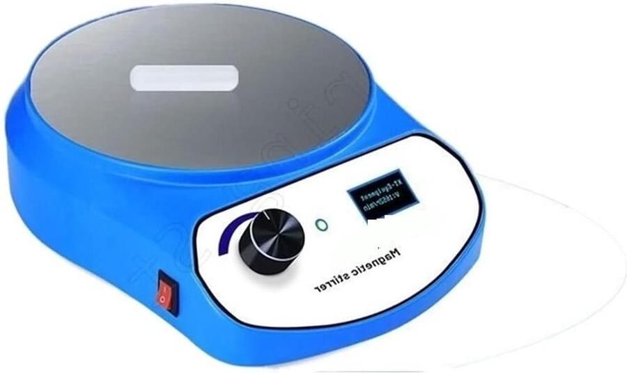 Magnetische Roerder Lab Mixer Vloeistoffen Mengen 304 RVS Werkplaat 5000ml Capaciteit Zilver