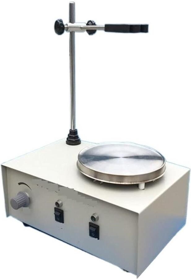 Magnetische Roerder Labor Roerder Vloeistoffen Mengen Gelijkstroom en Verwarming 1000 ml Wit