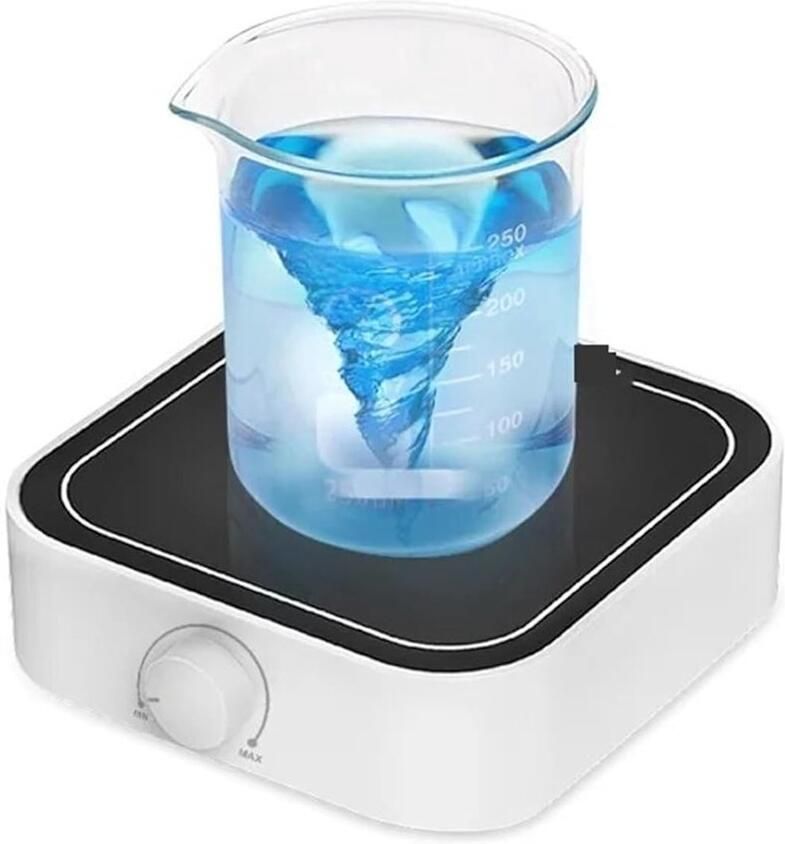 Magnetische Roerder Laboratorium Mixer Vloeistoffen Mengen Borstelloze Motor 3000 ml Zwart