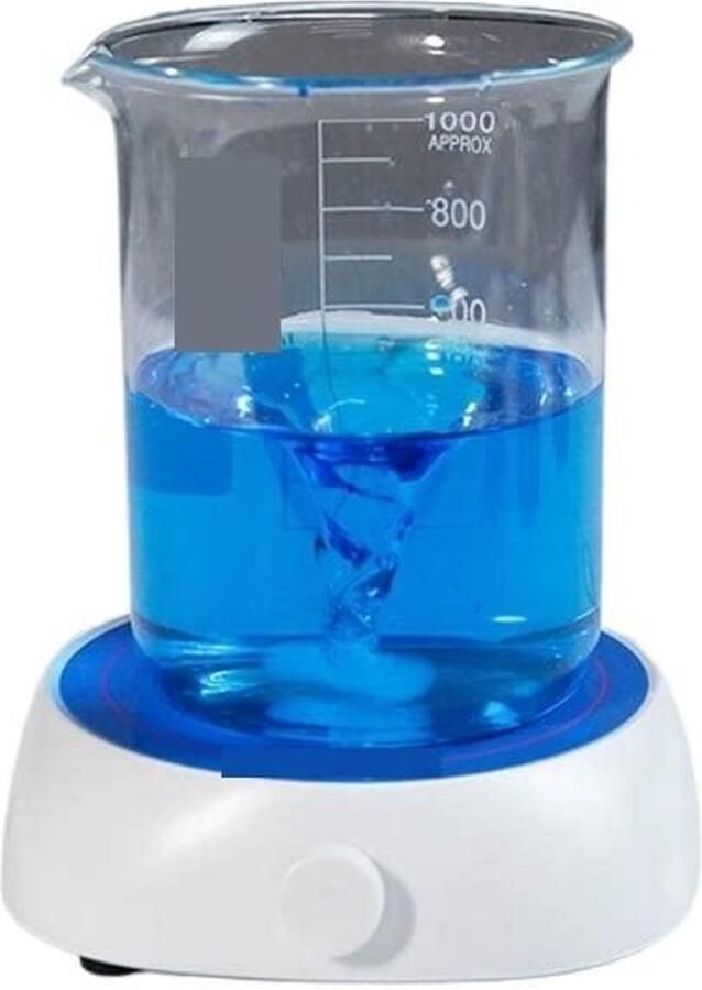 Magnetische Roerder Laboratorium Roerder Vloeistoffen Mengen Verwarmen en Roeren 2 Liter Wit