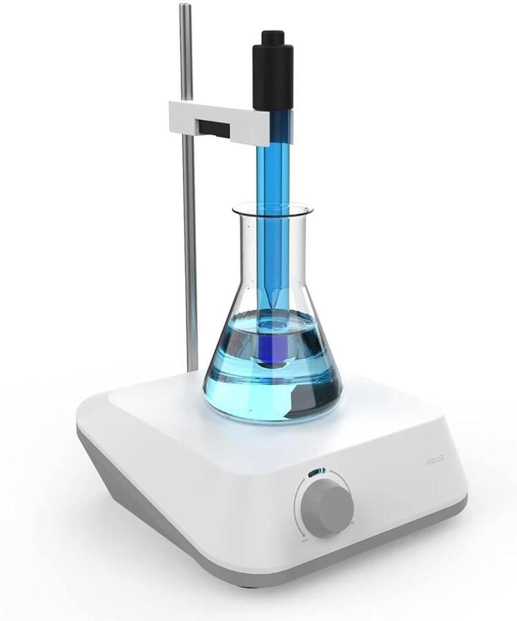Magnetische roerder Mini roerder Laboratorium mengen Temperatuurregeling Compact formaat Wit