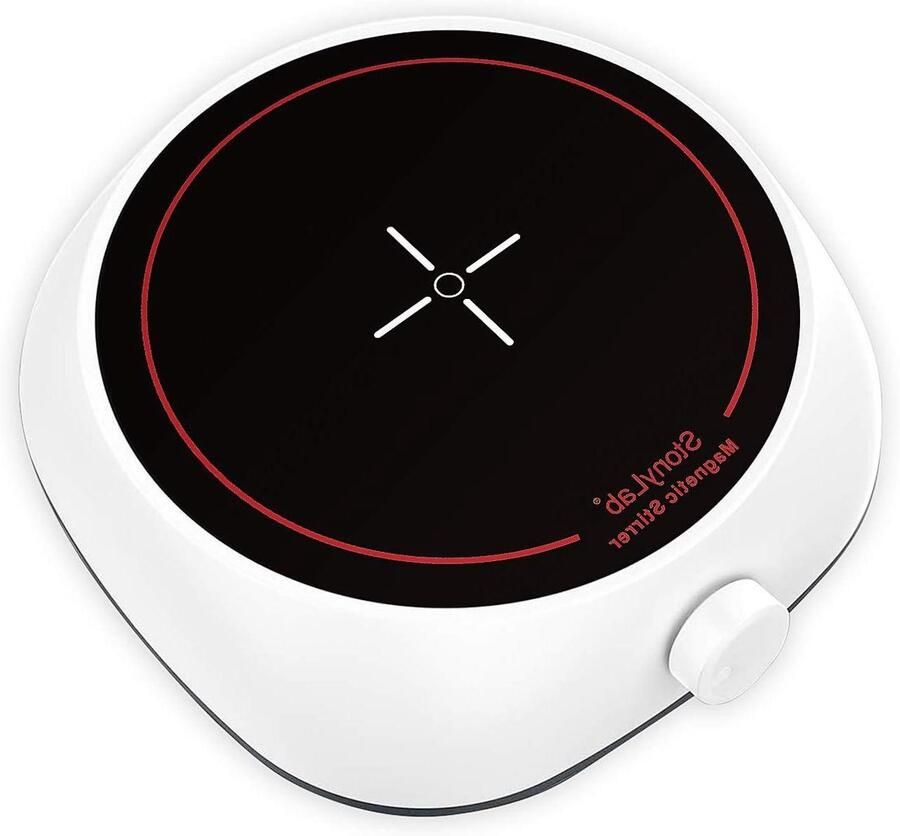 Magnetische Roerder Mini Roerder Vloeistoffen Mengen Traploos Instelbaar 2L Capaciteit Wit
