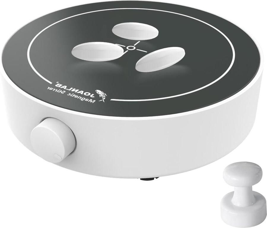 Magnetische Roerder Roerplaat Mixer Vloeistoffen Mengen Compact Ontwerp 3 Liter Capaciteit Wit