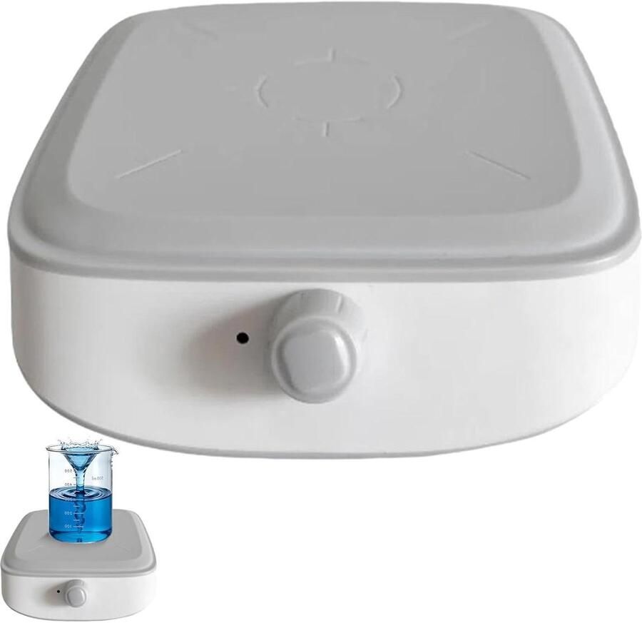 Magnetische Roerder Stirrer Plaat Vloeistoffen Mengen Instelbare Snelheid 2000 ml Zwart