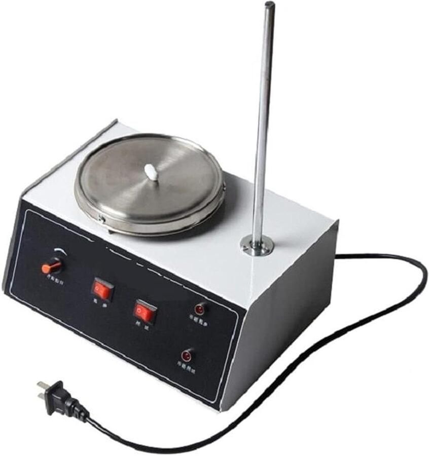 Magnetische Roerder Verwarmend Roerwerk Laboratorium Experimenten Constante Temperatuurregeling 24x17x14cm Wit