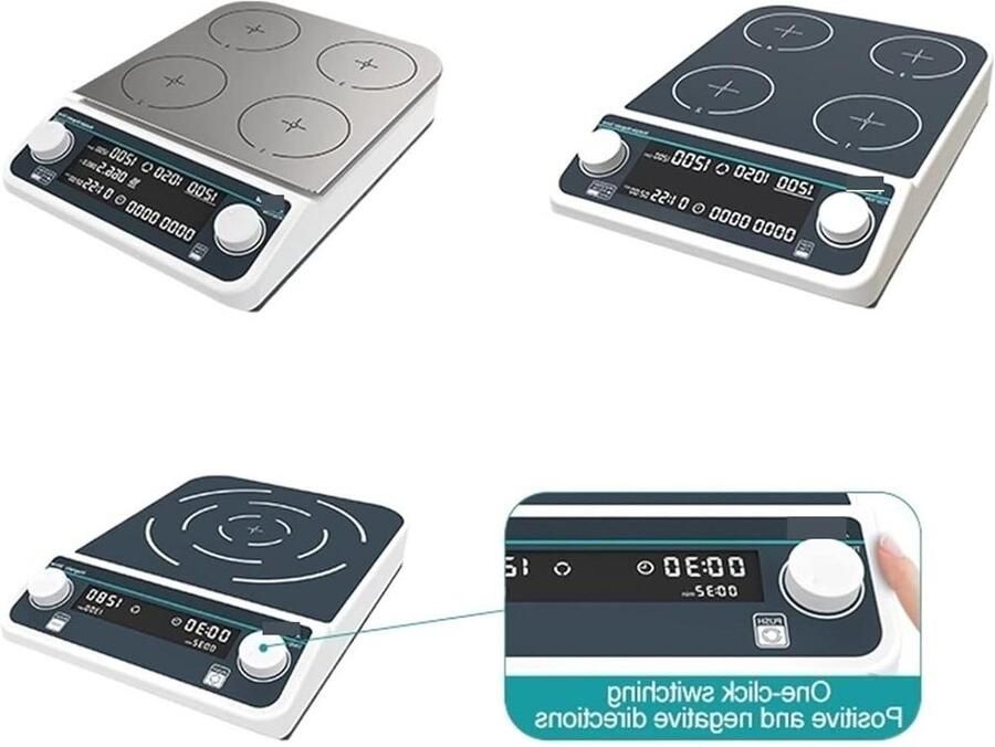 Magnetische Roerder Verwarmingsplaat Mixer Laboratorium Experimenten Multipositie Loop Synchroon 32 x 23 x 7 cm null