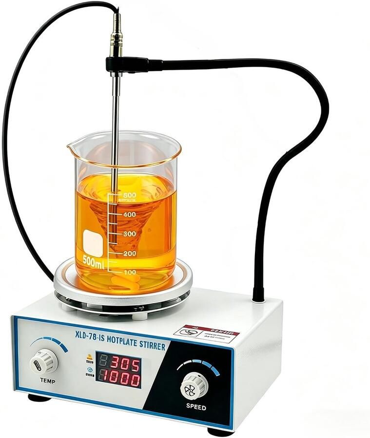 Magnetische roermixer 700-2600 rpm 2 liter capaciteit LED-display nauwkeurige snelheid ShopVlot