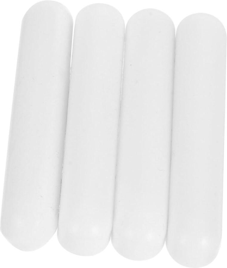 Magnetische Roerstaaf Magneetroerder Mixer Laboratorium Mengen Hoge Temperatuur Bestendig 5 x 0.8 x 0.8 cm Wit