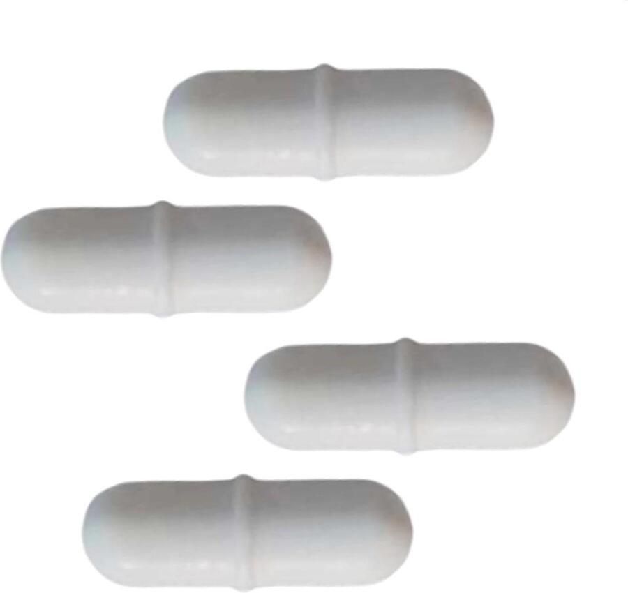Magnetische Roerstaaf Magneetroerder Roerstaafjes Laboratorium Experimenten Hittebestendig PTFE Coating 2.8 cm Wit