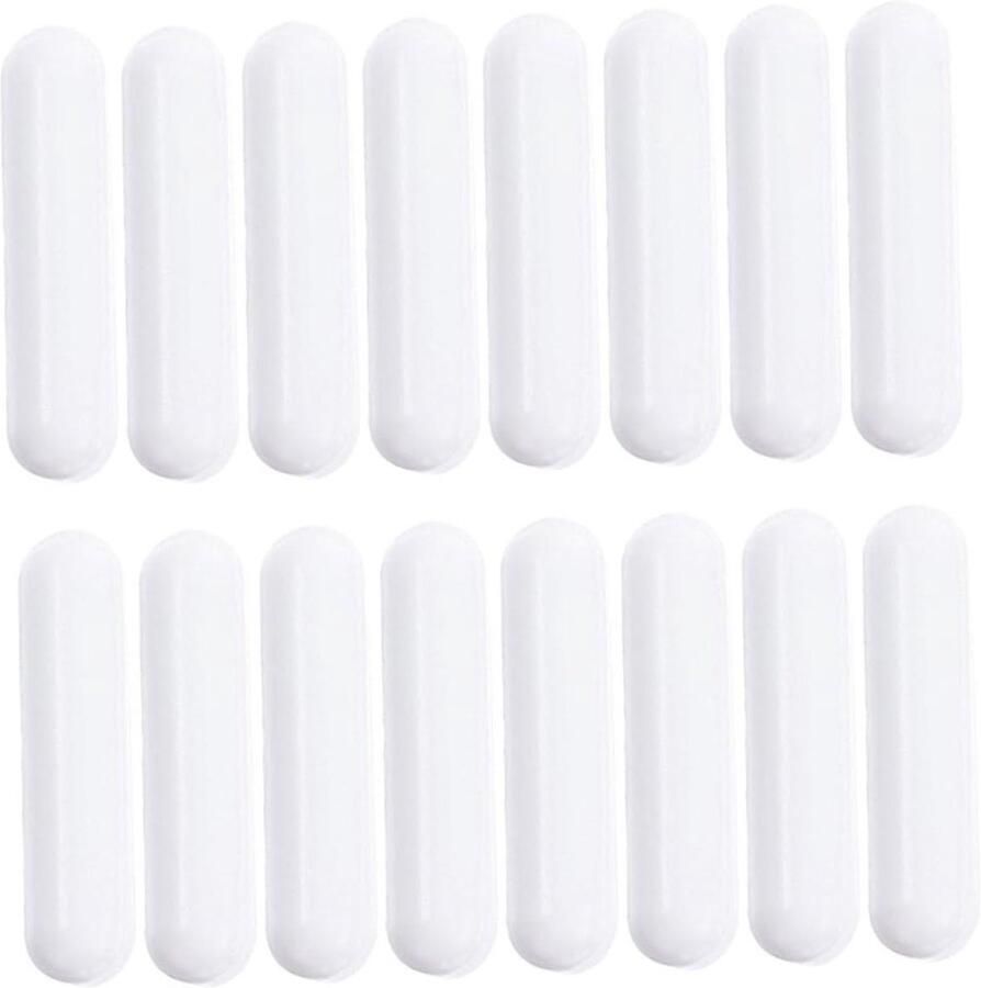 Magnetische Roerstaaf Mixer Vloeistoffen Mengen PTFE Materiaal 3.5 cm Wit