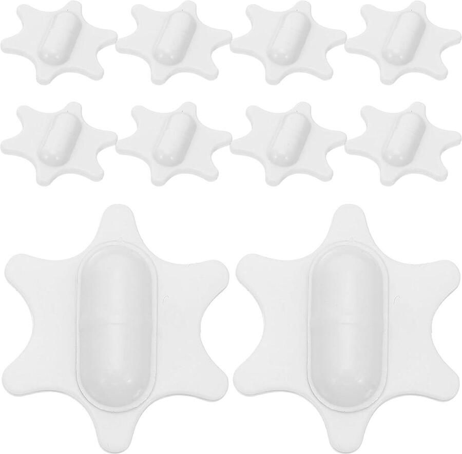 Magnetische Roerstaafjes Mini Mixer Roer Laboratorium Experimenten Consistente Mengprestaties 3 x 3 x 1 cm Wit