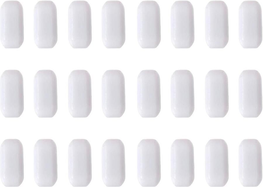 Magnetische Roerstaafjes Mixer Staafjes Laboratorium Mengen PTFE Coating 75 Stuks Wit