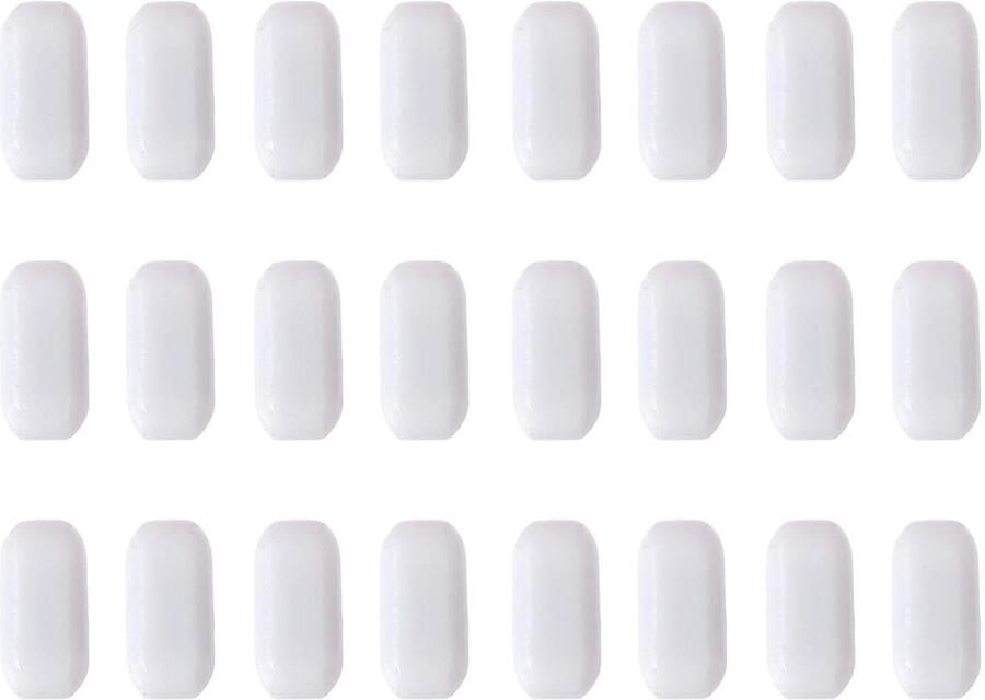 Magnetische Roerstaafjes Mixer Staafjes Laboratorium Werk PTFE Coating 75 Stuks Wit