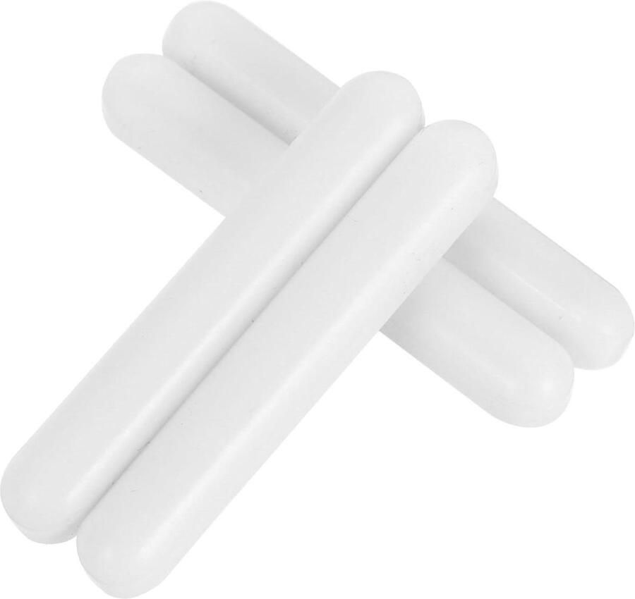 Magnetische Roerstaafjes Mixers Laboratorium Roeren Hoge Temperatuur Bestendig 5 x 0.8 x 0.8 cm Wit