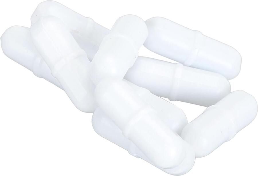 Magnetische Roerstaafjesset 10 Stuks PTFE Gecoate Temperatuurbestendige Roerstaafjes met Compact Lichtgewicht Ontwerp voor Laboratoriumonderzoek en Industriële Toepassingen