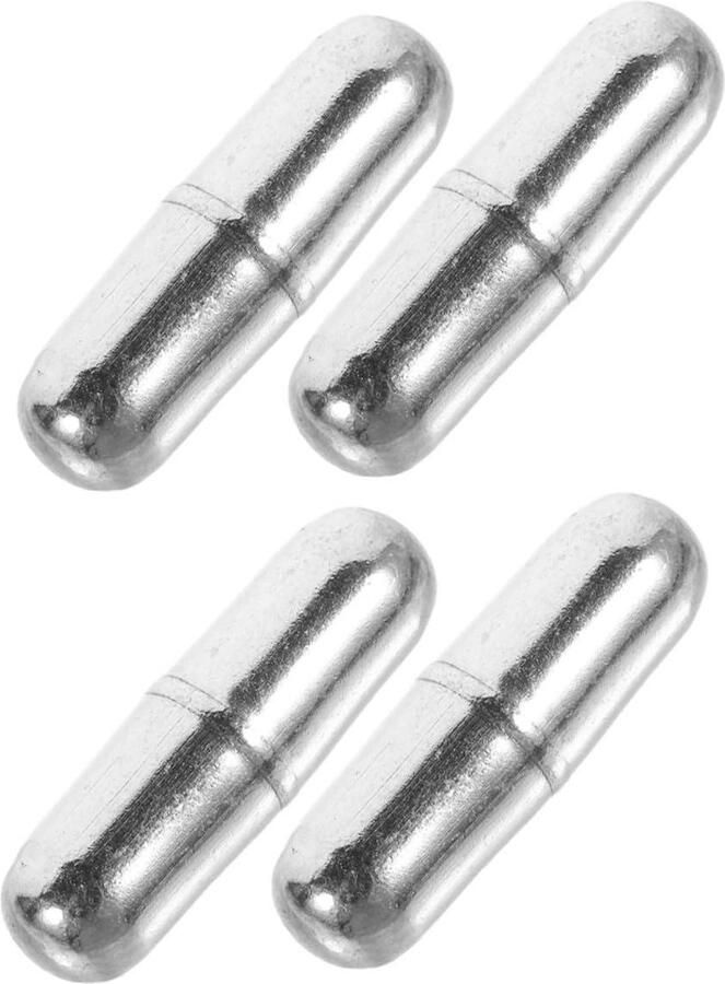 Magnetische Roerstaven Roerstaafjes RVS Vloeistoffen Mengen Automatische Handsfree Functie 235 x 070 x 070 cm Zilver