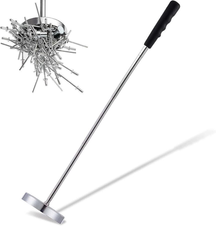 Magnetische telescoopstang uittrekbaar tot 15 8 kg verstelbare telescopische magneettang van 21 5 83 8 cm voor het herstellen van metalen voorwerpen