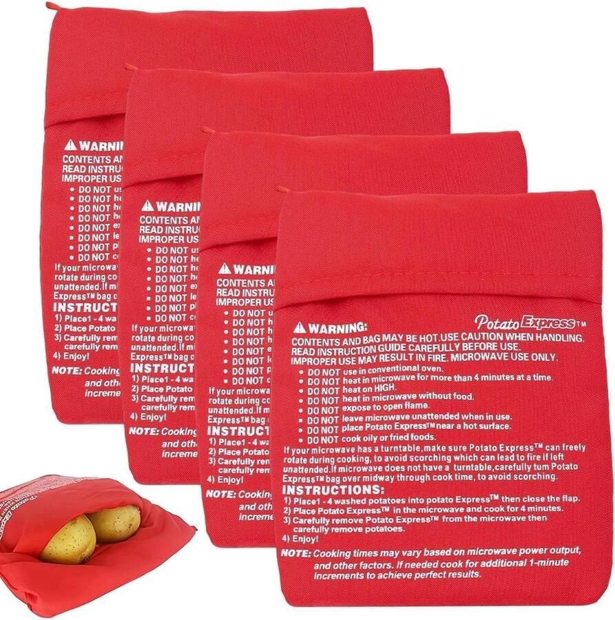 Magnetron Aardappelzakjes 28 x 13 cm Polyestervezel Duurzaam en milieuvriendelijk ShopVlot