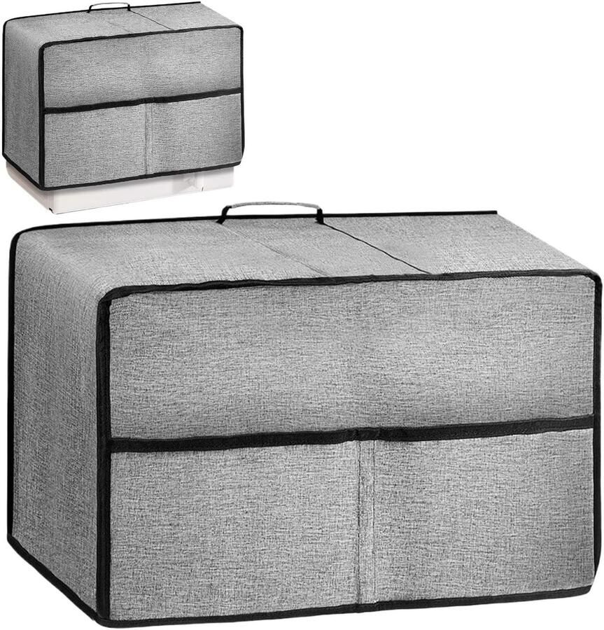 Magnetron Afdekdoek Keukenhoes Keuken Beschermen Met Voorvak 44 x 35 x 27 cm Grijs