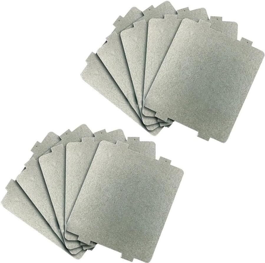 Magnetron Afdekplaat Micaplaat Golfgeleider Oven Bescherming Hoge Temperatuur Isolatie 10 x 9 x 1 cm Wit