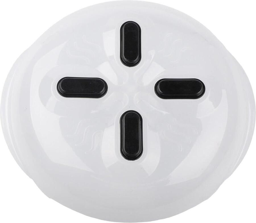Magnetron Anti Splatter Cover Plate Guard Deksel met Stoom Vent Voedsel Veilig Plastic 30x8.5cm s Meest Standaard Magnetron Ovens voor Thuis Keuken Gebruik in Wit