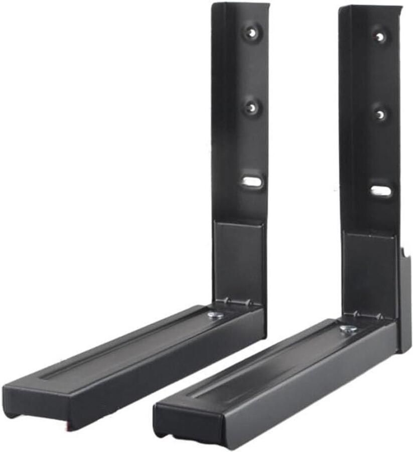 Magnetron Beugel Oven Plank Keuken Opslag Opvouwbaar Ontwerp 37 x 15 x 12 cm Zwart