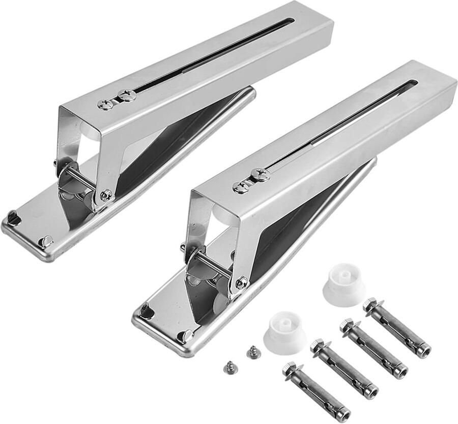 Magnetron Beugel Oven Plank Rek Keuken Organiseren Opvouwbaar Ontwerp 35 kg Draaglast Zilver
