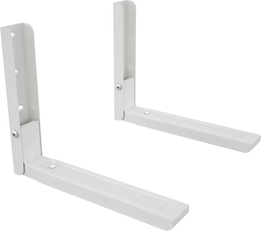 Magnetron Beugels Wandsteunen Oven Ruimte Besparen Verstelbare Armen Tot 45cm Wit