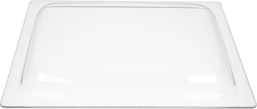 Magnetron Combiplaat Draaiplateau Glas Oven Gebruik Universeel Compatibel 41.8 cm Transparant