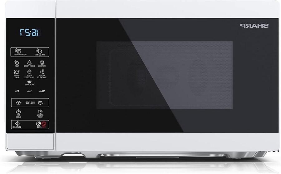 Magnetron Compacte oven Snel eten bereiden Digitale bediening 20 liter inhoud Wit