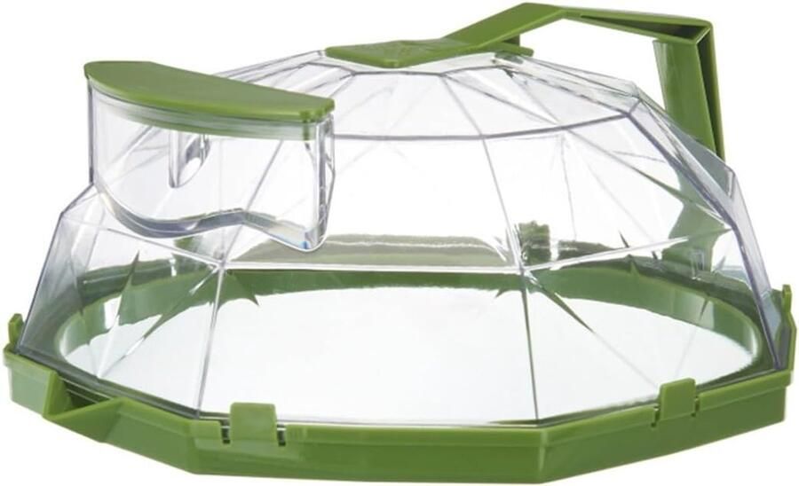 Magnetron Deksel Borden Beschermer Voedsel Opwarmen Verstelbare Ventilatie 25 cm Groen