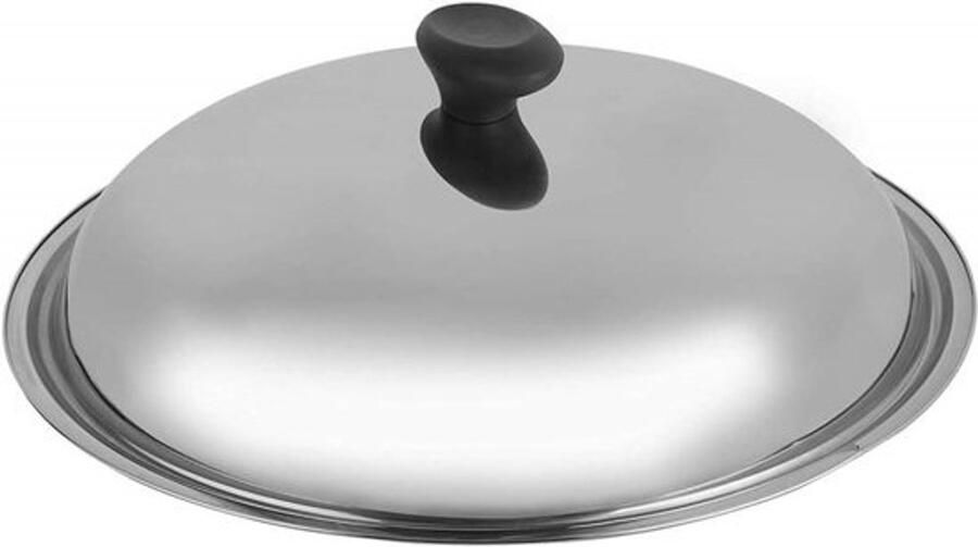 Magnetron Deksel Kookdeksel Stoom Voedsel Bereiden Houdt Stoom Vast 22-38 cm Zilver